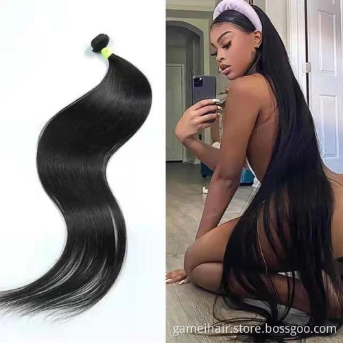 100% Human Hair Vendors Have Straight Bundles Raw Brazilian hair